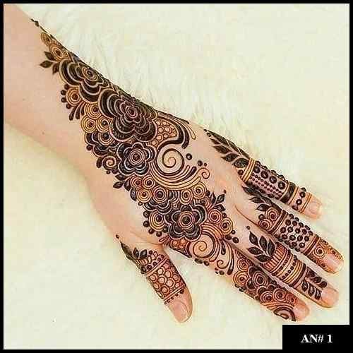 Arabic Mehndi Design AN 1