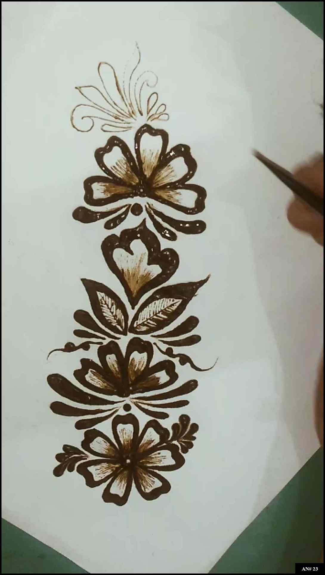 Arabic Mehndi Design [AN 23]