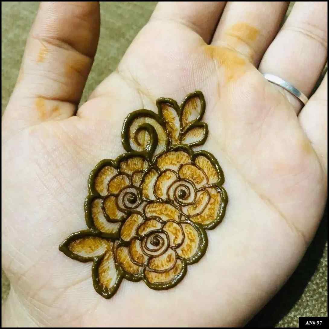 rose-flower-mehndi-design