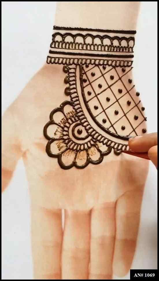 Latest Arabic Front Hand Mehndi  Mehndi designs for hands, Mehndi