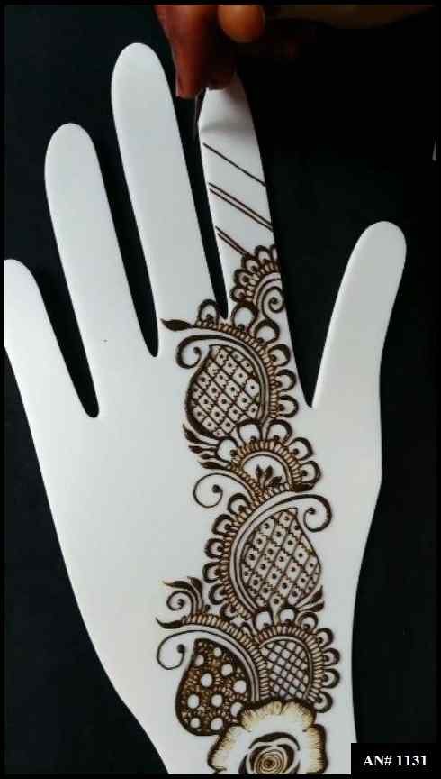 Arabic Front Hand Mehndi Design AN 1131