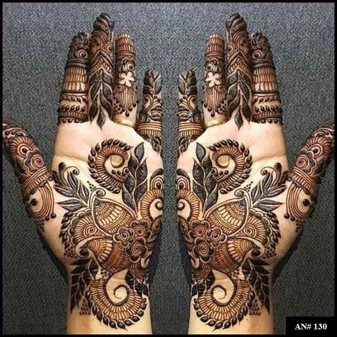 Arabic Front Hand Mehndi Design AN 130