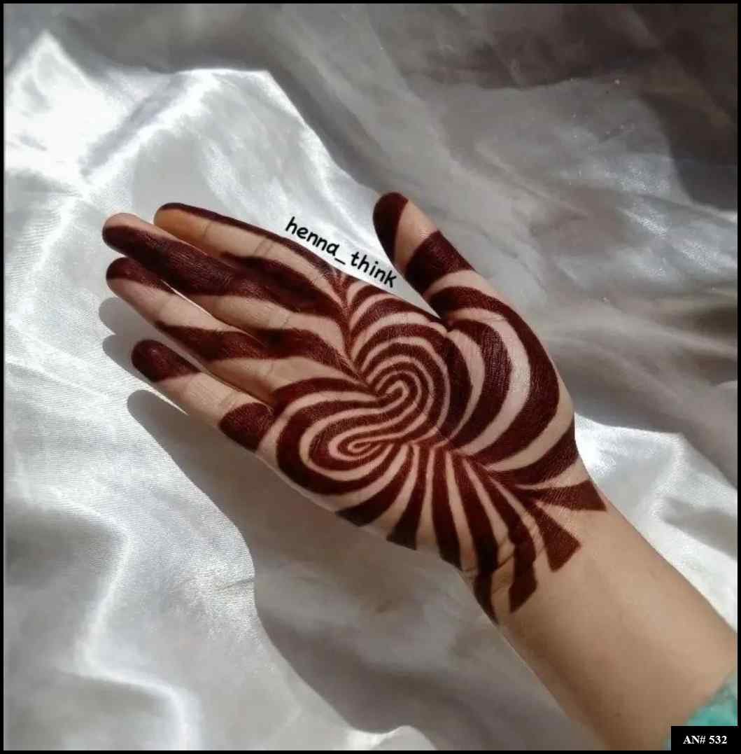 Arabic Front Hand Mehndi Design AN 532