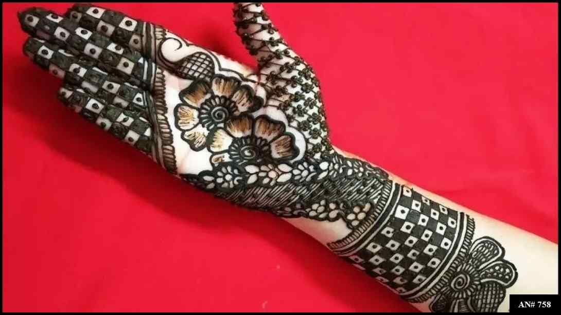 Arabic Front Hand Mehndi Design AN 758