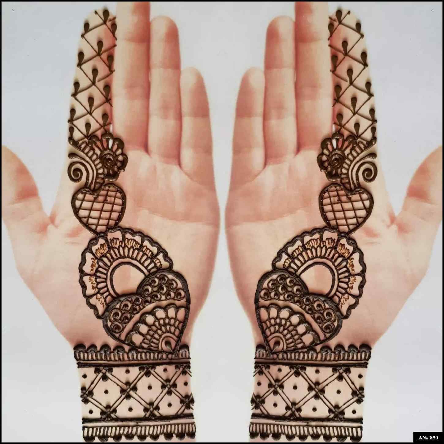 Arabic Front Hand Mehndi Design AN 850