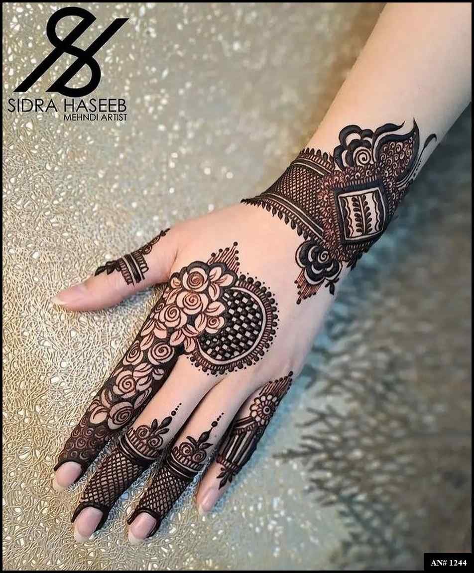 Arabic New Mehndi Design AN 1244