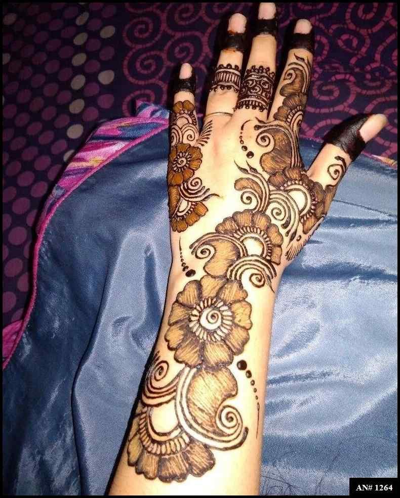 Arabic New Mehndi Design AN 1264