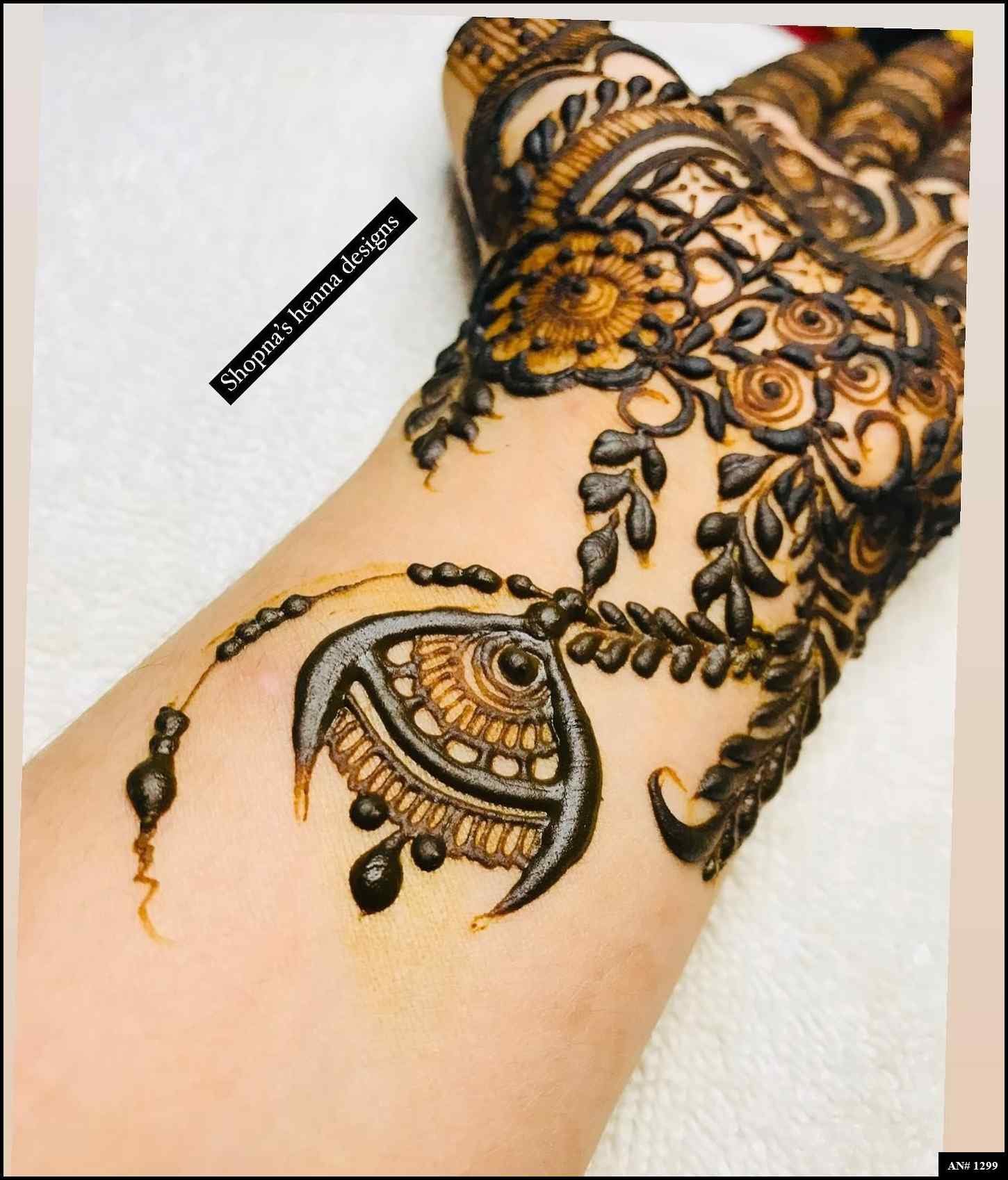 Arabic New Mehndi Design AN 1299