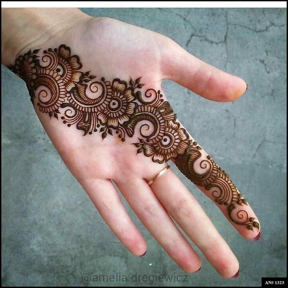 Arabic New Mehndi Design AN 1323