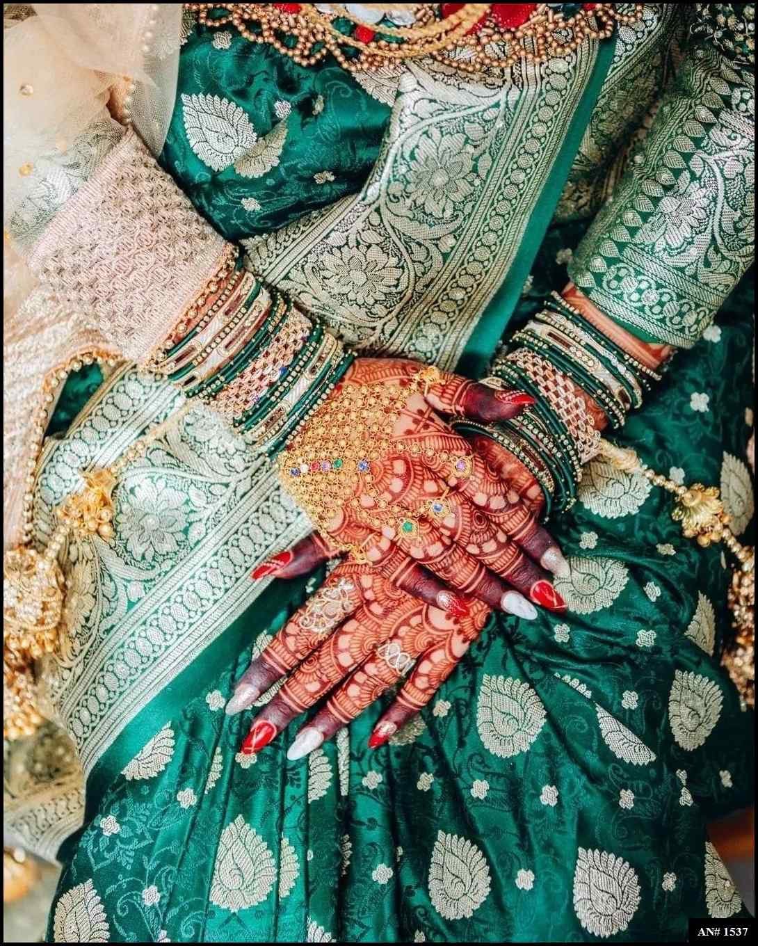Back Full Hand Bridal Mehndi Design AN 1537