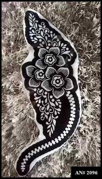 Back Side Mehndi Design AN 2096