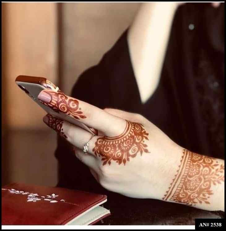 Back Side Mehndi Design AN 2538