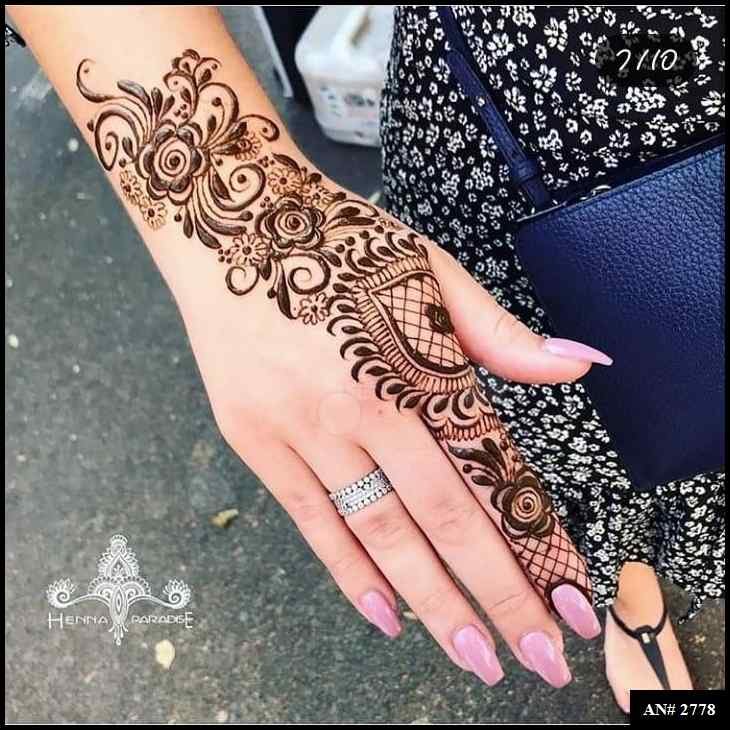 563+ Mehndi Designs For Hands [easy, simple]