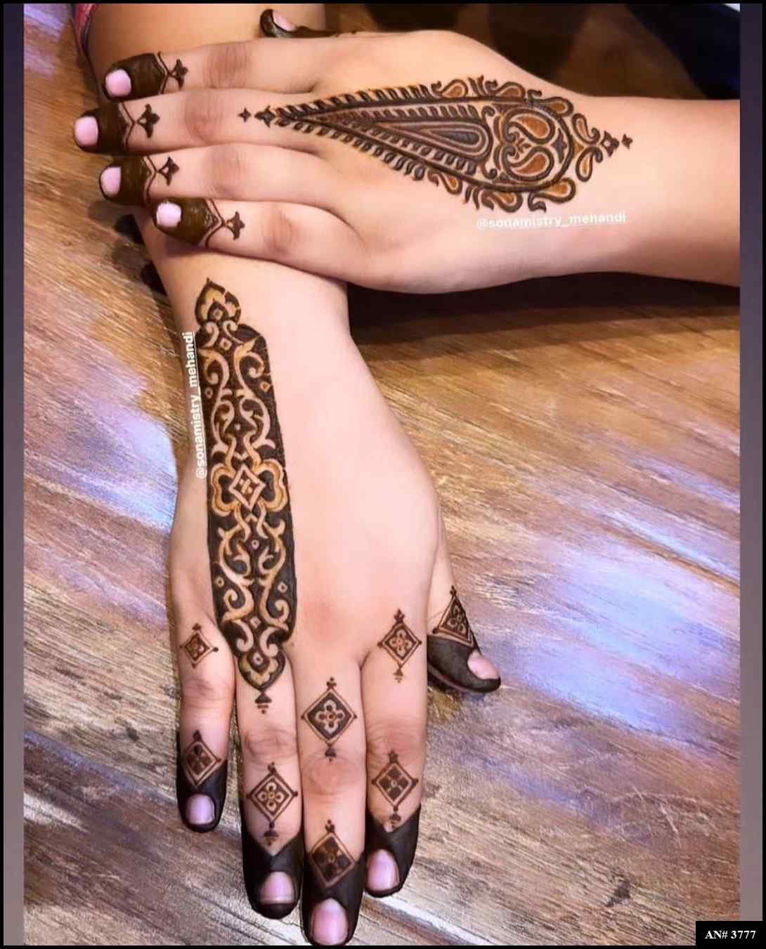 finger-mehndi-design-easy-and-beautiful