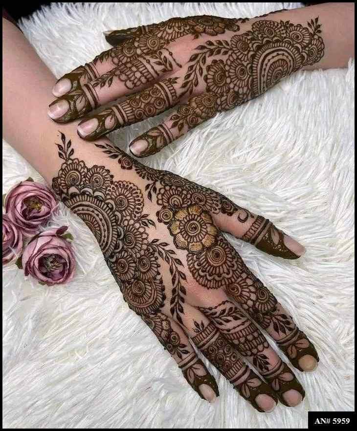 Bridal Mehndi Design AN 5959