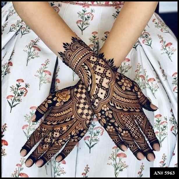 Bridal Mehndi Design AN 5963