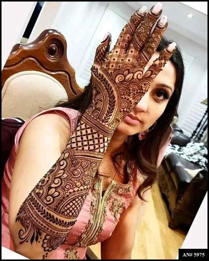Bridal Mehndi Design AN 5975