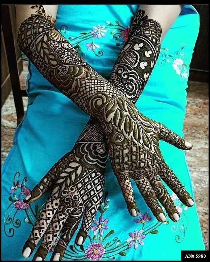 Bridal Mehndi Design AN 5980