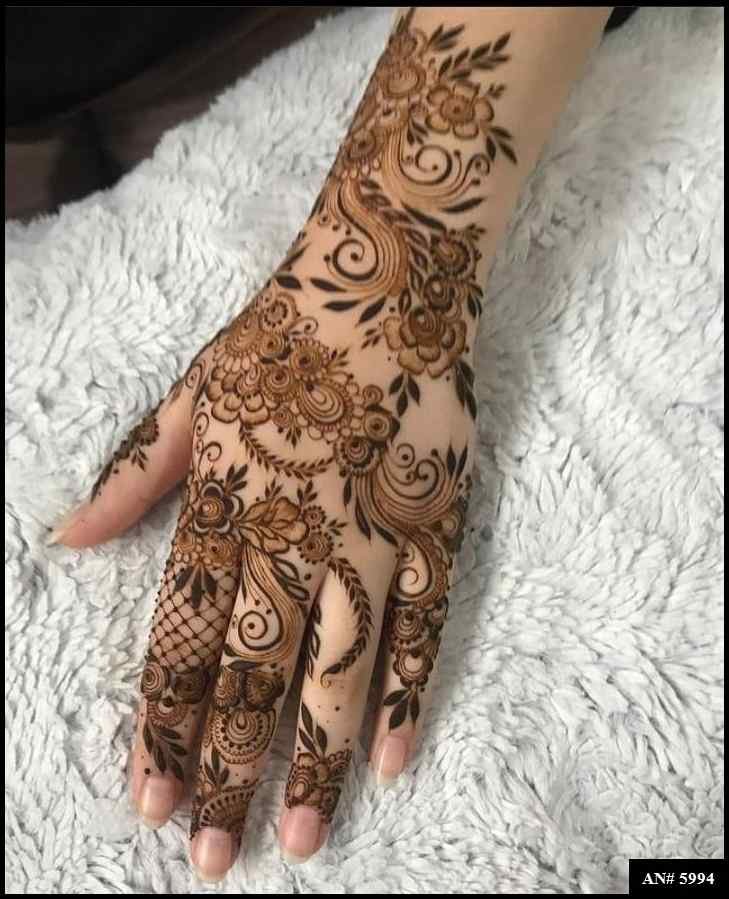 Bridal Mehndi Design [AN 5994]