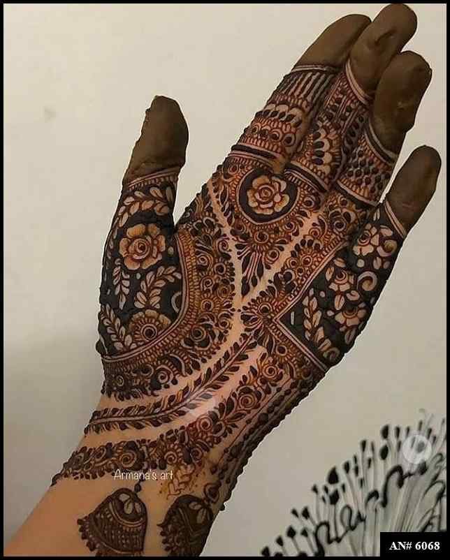 Cute Mehndi Design AN 6068