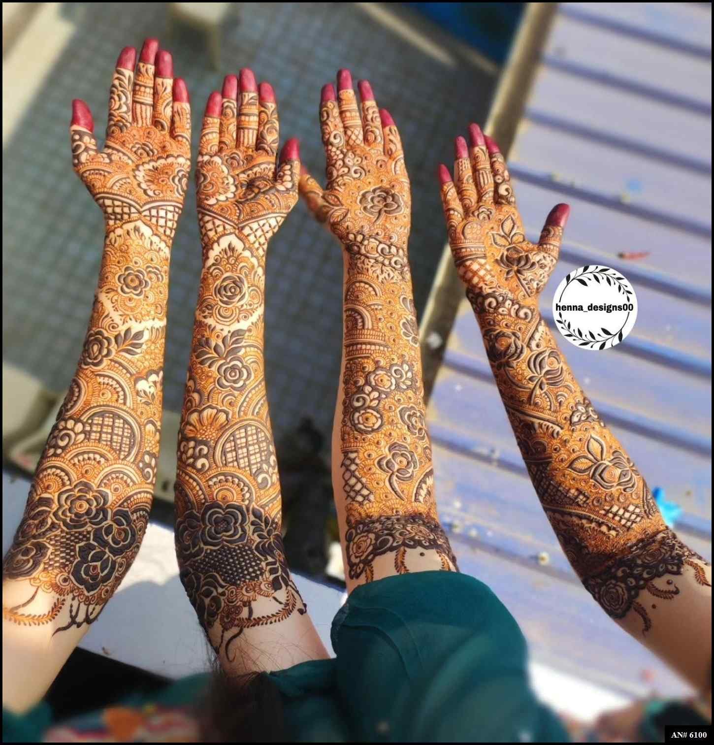 Cute Mehndi Design AN 6100