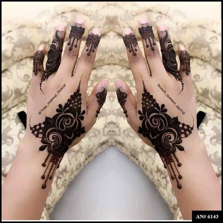 Cute Mehndi Design AN 6143