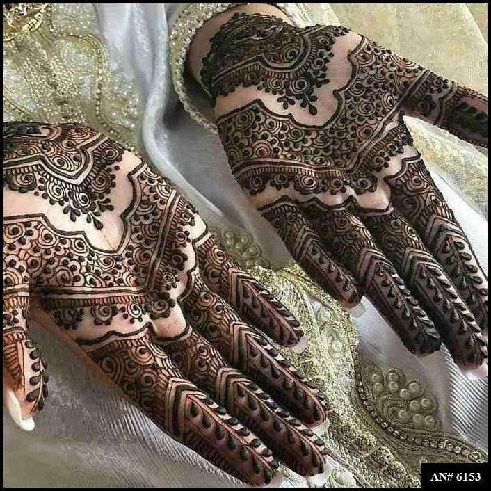 Cute Mehndi Design AN 6153