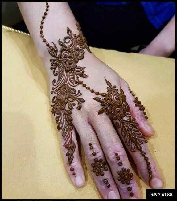 Easy Mehndi Design AN 6188