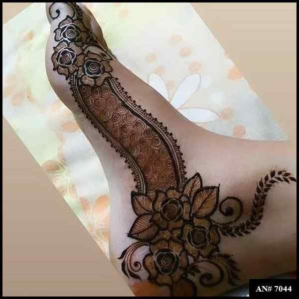 Feet Mehndi Design AN 7044