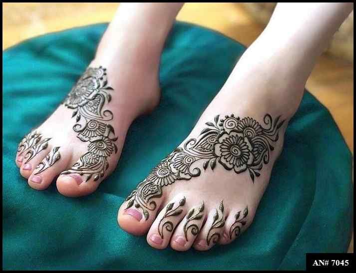 Feet Mehndi Design [AN 7045]