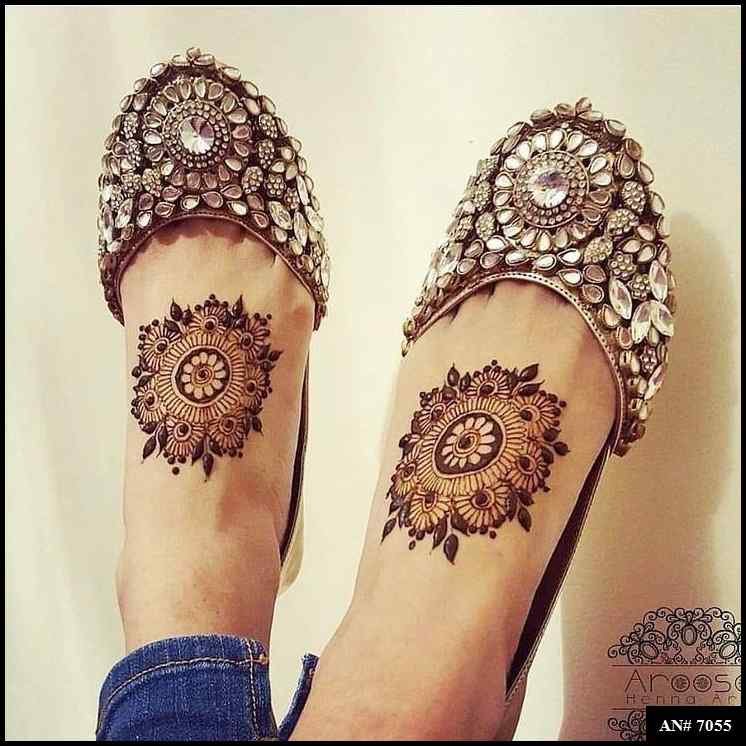 Feet Mehndi Design [AN 7055]