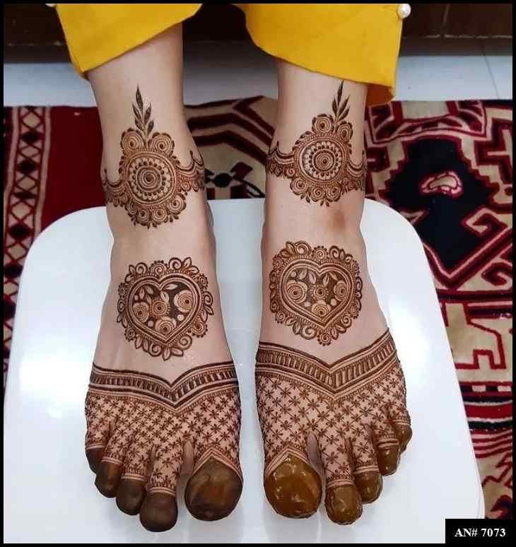 Feet Mehndi Design [AN 7073]