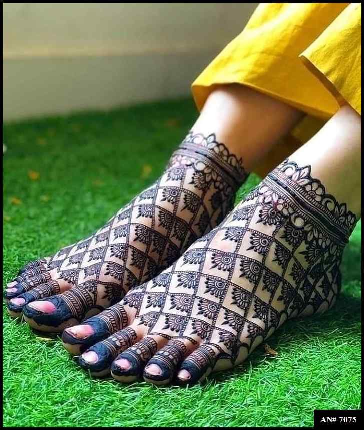 Feet Mehndi Design AN 7075