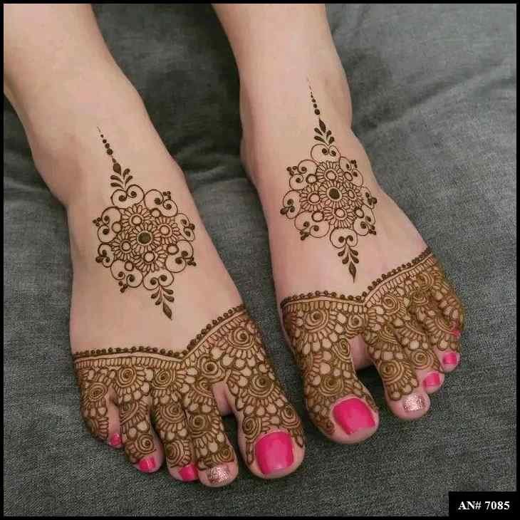 Feet Mehndi Design AN 7085