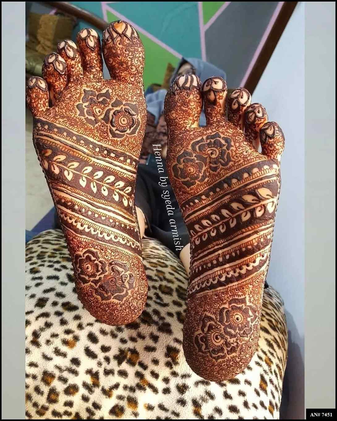 Foot Mehndi Design [AN 7451]