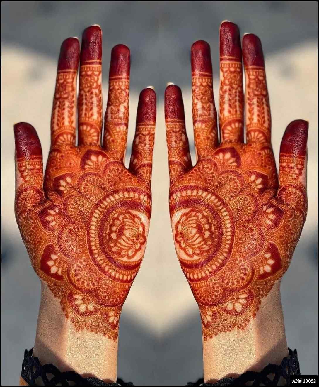 Front Hand Mehndi Design AN 10052