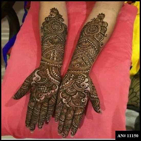 Front Hand Mehndi Design AN 11150