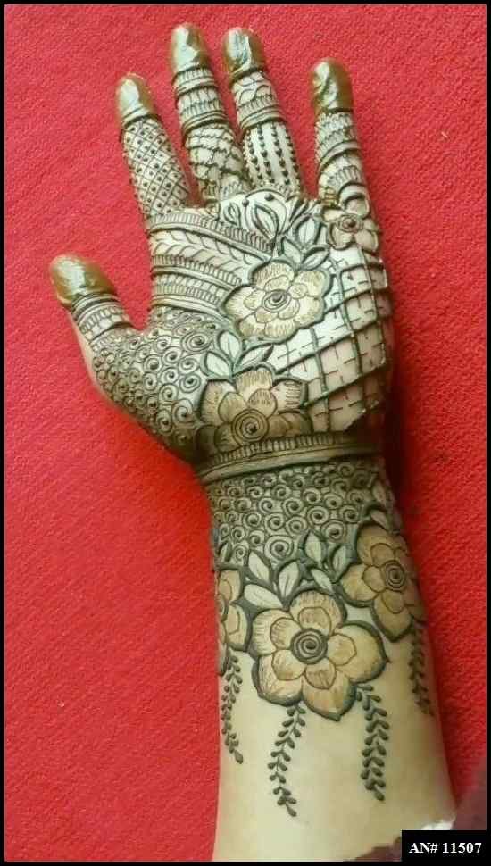 Front Hand Mehndi Design AN 11507