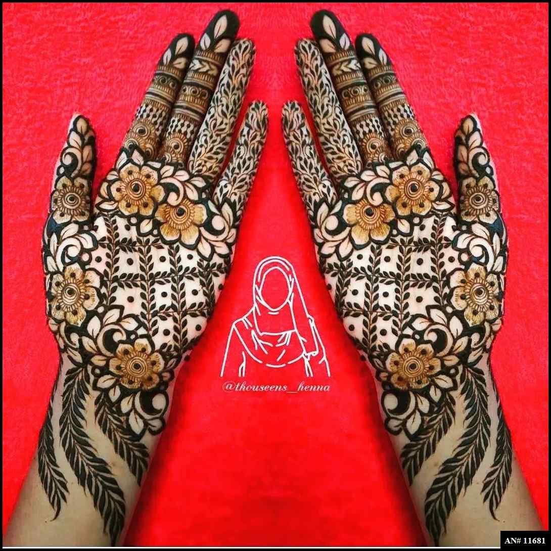 Front Hand Mehndi Design AN 11681