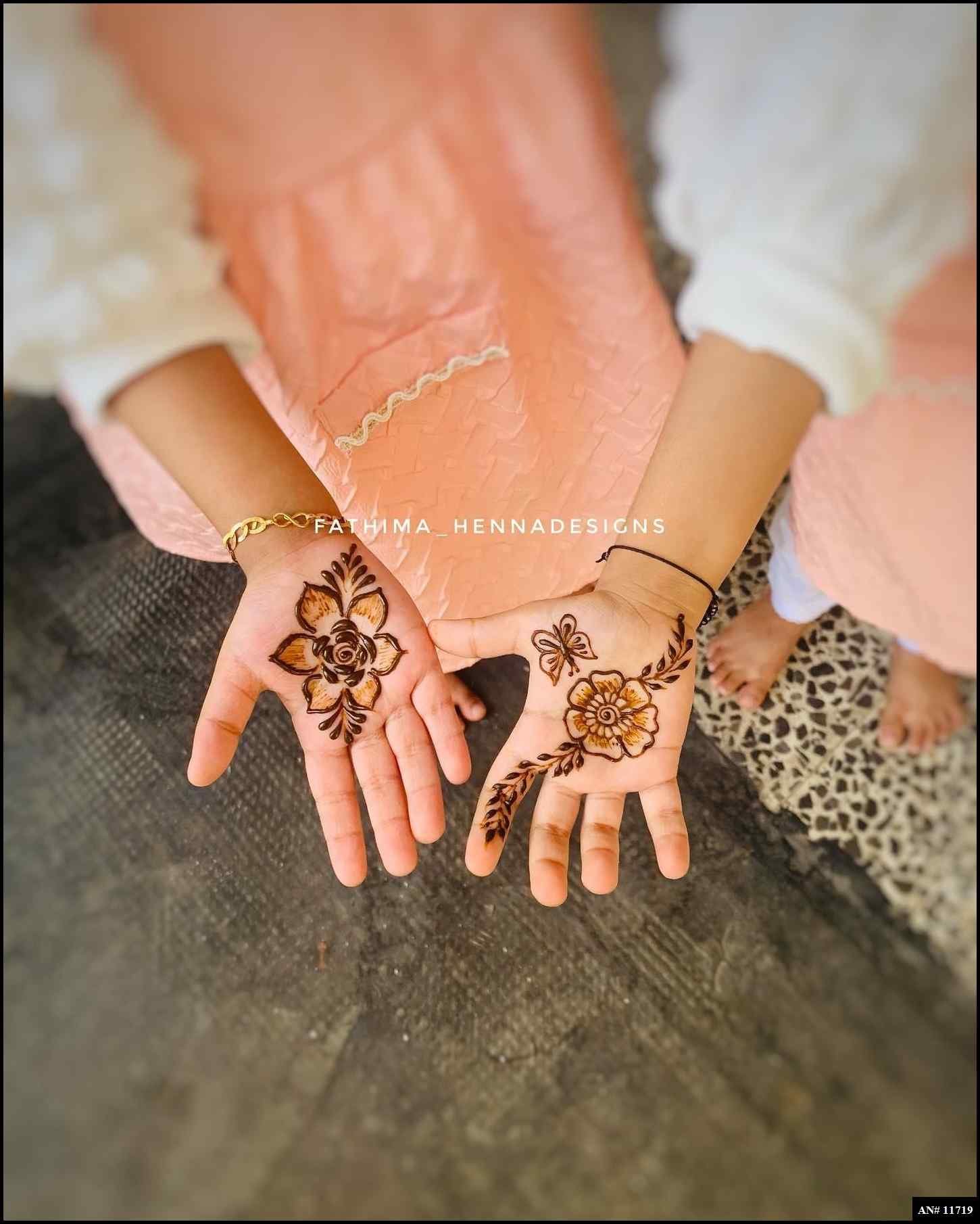 Front Hand Mehndi Design AN 11719