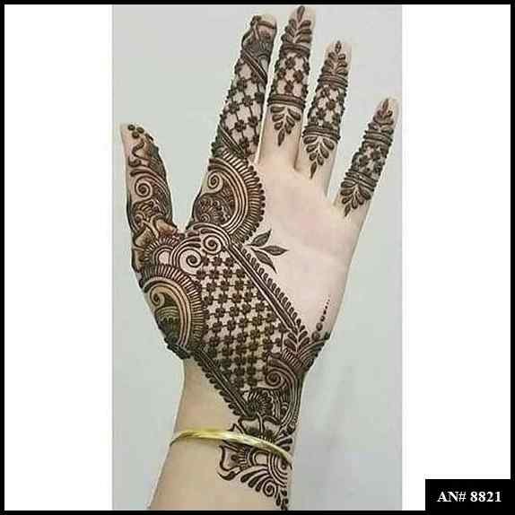1137+ Front Hand Mehndi Design {Stylish & Simple}