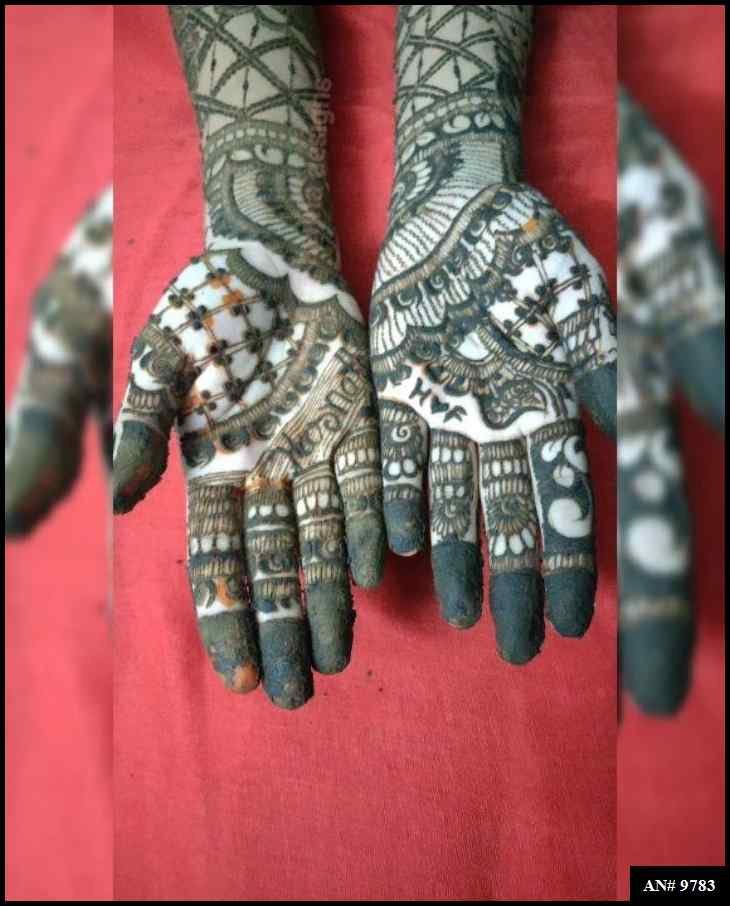 Front Hand Mehndi Design AN 9783