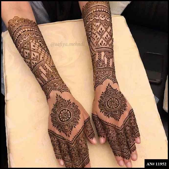 Full Hand Mehndi Design AN 11952
