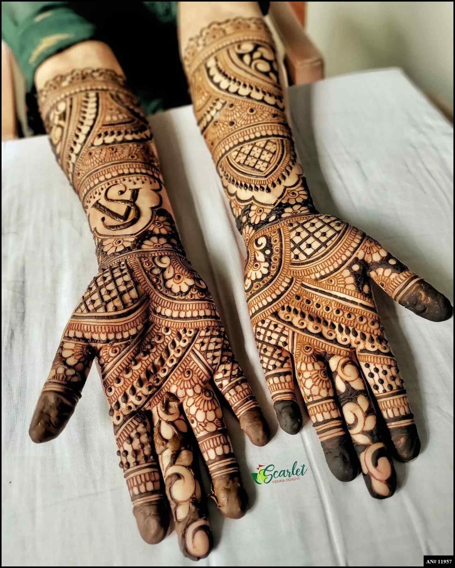 Full Hand Mehndi Design [AN 11957]