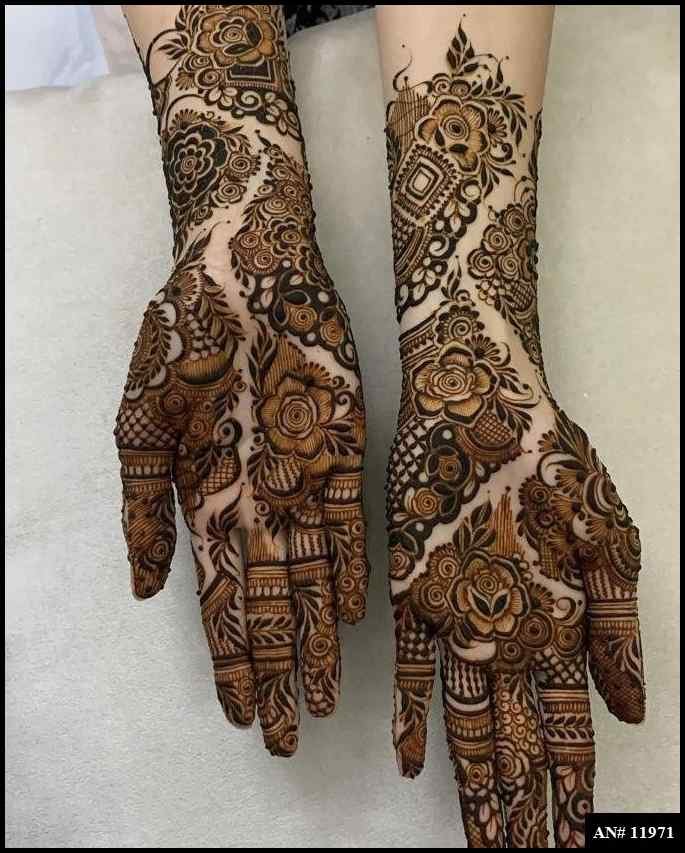 Full Hand Mehndi Design [AN 11971]