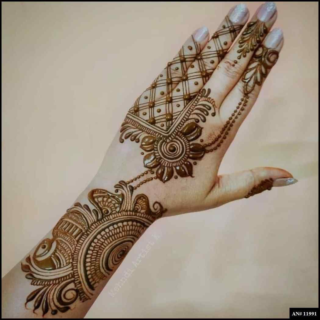 Full Hand Mehndi Design [AN 11991]