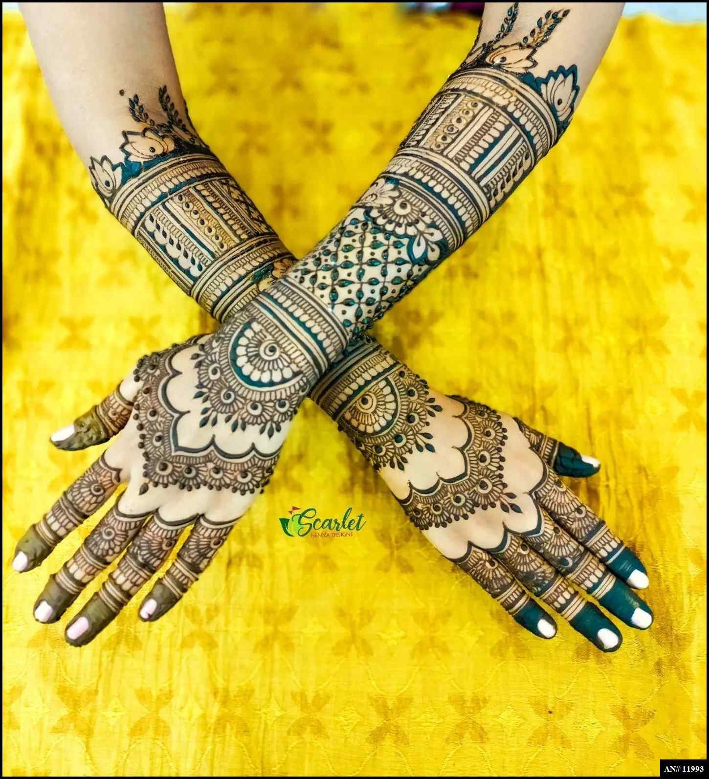 Full Hand Mehndi Design AN 11993
