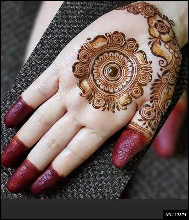 Pakistani Tikki Mehndi Design AN 12374