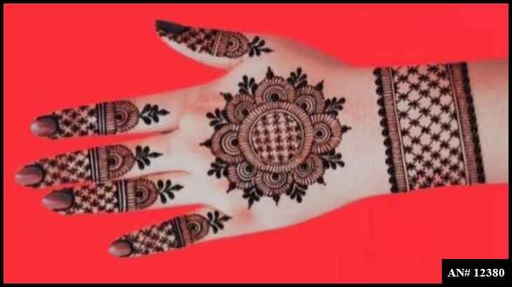 Pakistani Tikki Mehndi Design AN 12380