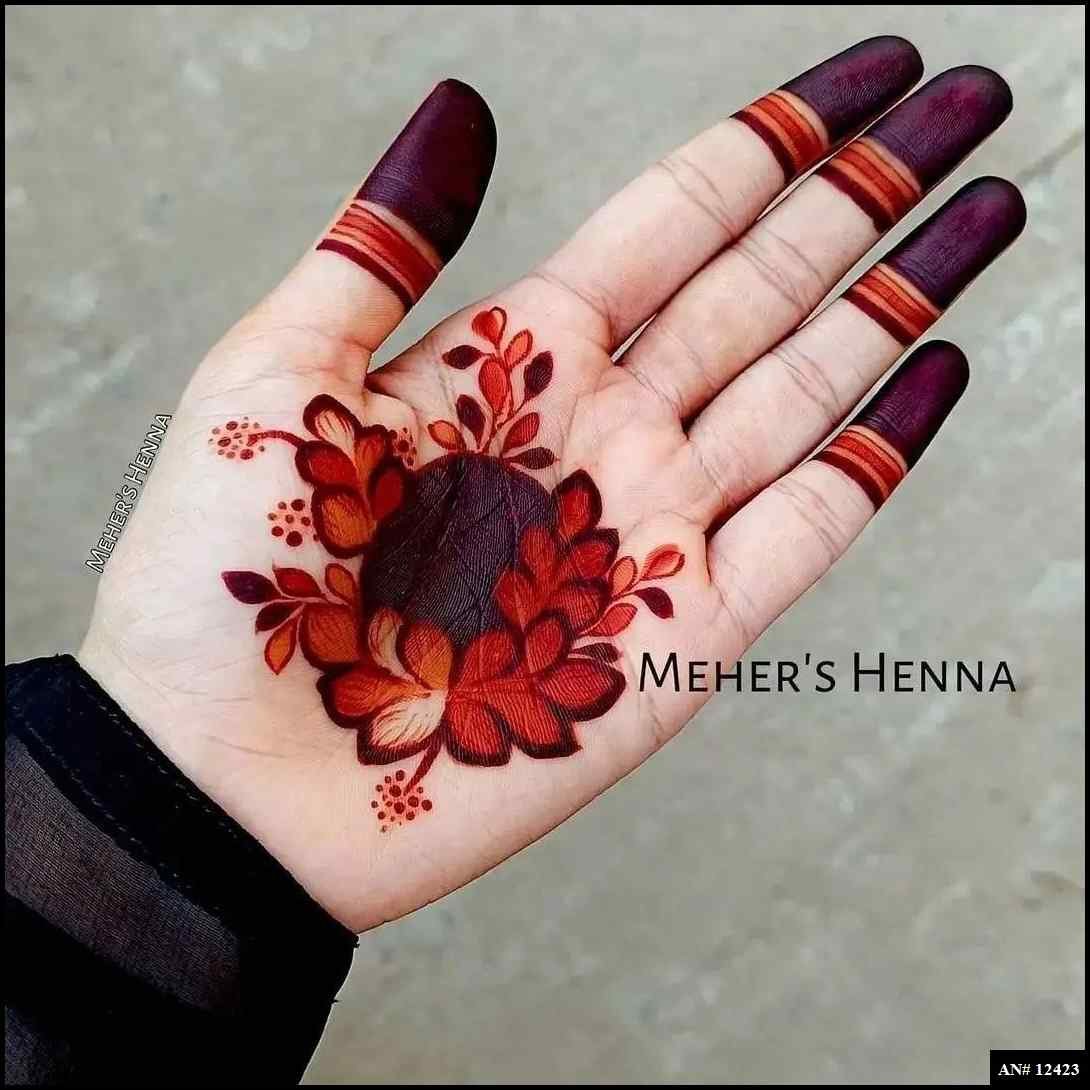 Pakistani Tikki Mehndi Design AN 12423